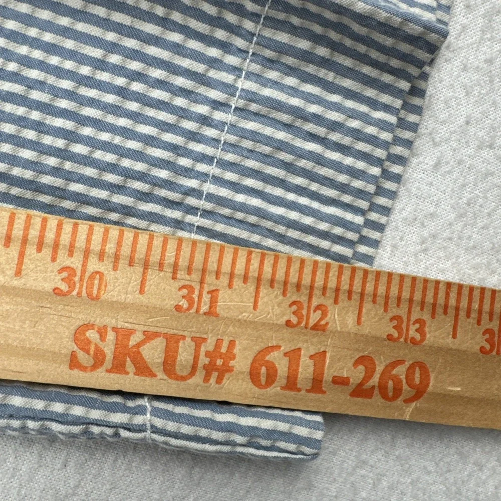Polo Ralph Lauren Mens Seersucker Chino Pants fits 35*32 Coastal Preppy Derby